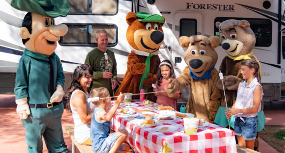 Children enjoying a picnic